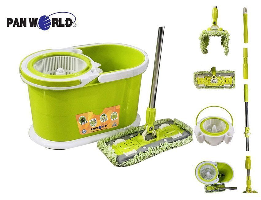 Bộ cây lau nhà vắt xoay 360 độ Panworld PW-44 - Hàng chính hãng