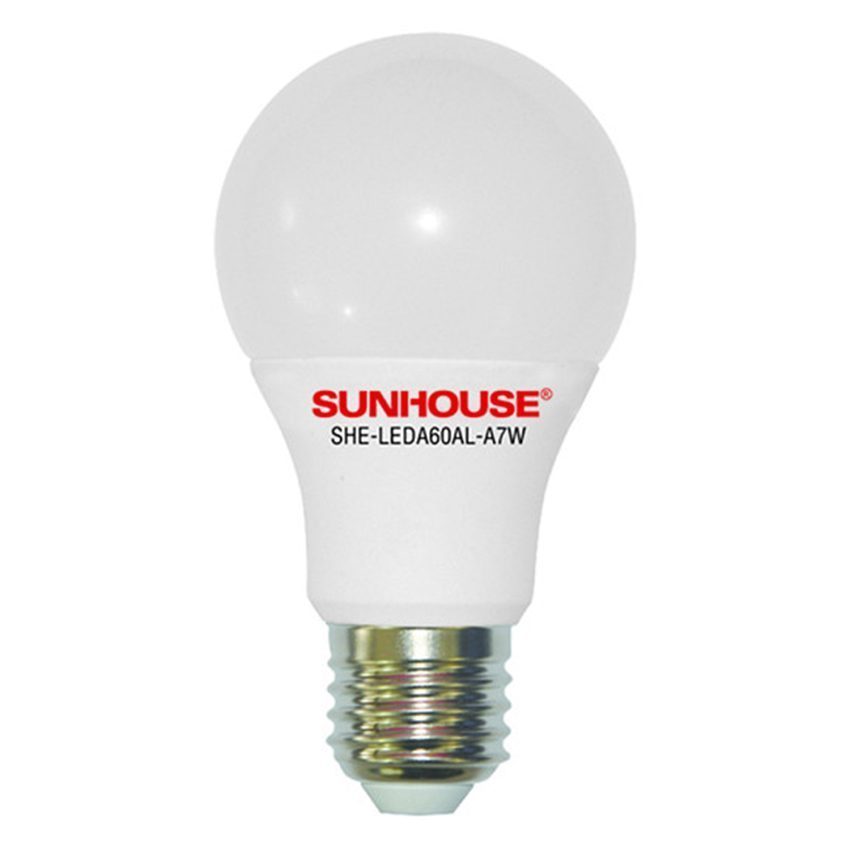 Bộ đèn led thân nhôm Sunhouse SHE-LEDA60AL-A7W - Hàng chính hãng
