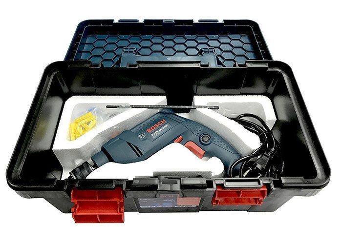Bộ máy khoan Bosch GSB 550 - 90 chi tiết - Hàng chính hãng