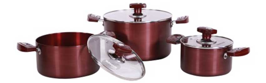 Bộ nồi Anod Sunhouse mama SH8836 - Hàng chính hãng