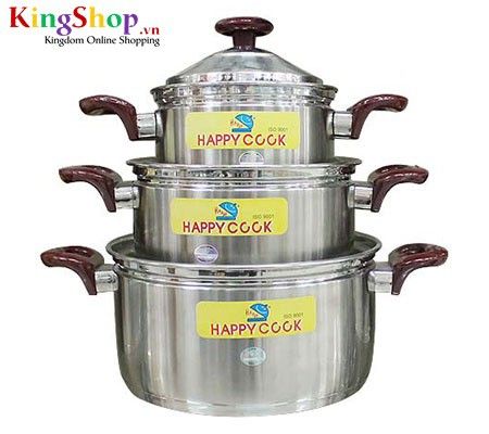 Bộ nồi Happy Cook HC06C2 - Hàng chính hãng