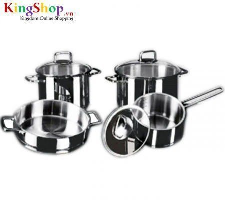 Bộ nồi Inox Happy Cook Novelty HC07NV - Hàng chính hãng