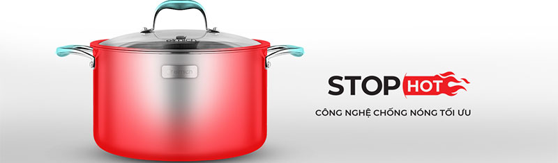 Bộ nồi Inox cao cấp 3 lớp đáy liền Elmich Trimax XS EL-3743 - Hàng chính hãng