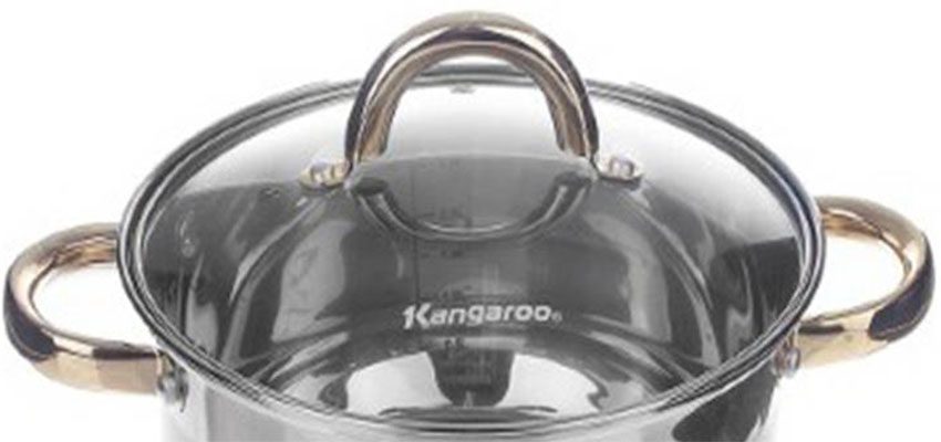 Bộ nồi chảo quánh ấm Kangaroo KG998M - Hàng chính hãng
