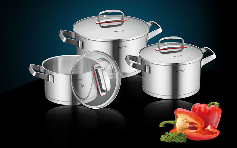 Bộ nồi inox Eurosun MC1805-VISIONS - Hàng chính hãng
