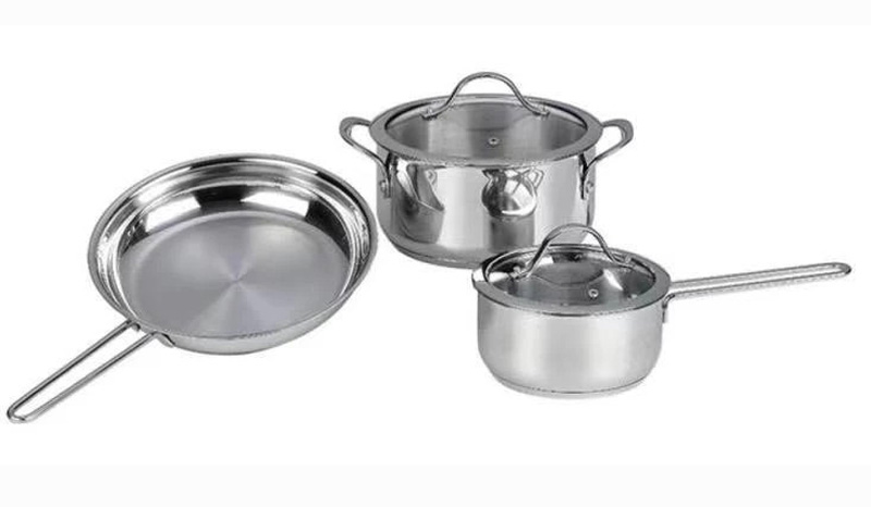 Bộ nồi inox cao cấp 3 món Kaff KF-ST05304 - Hàng chính hãng