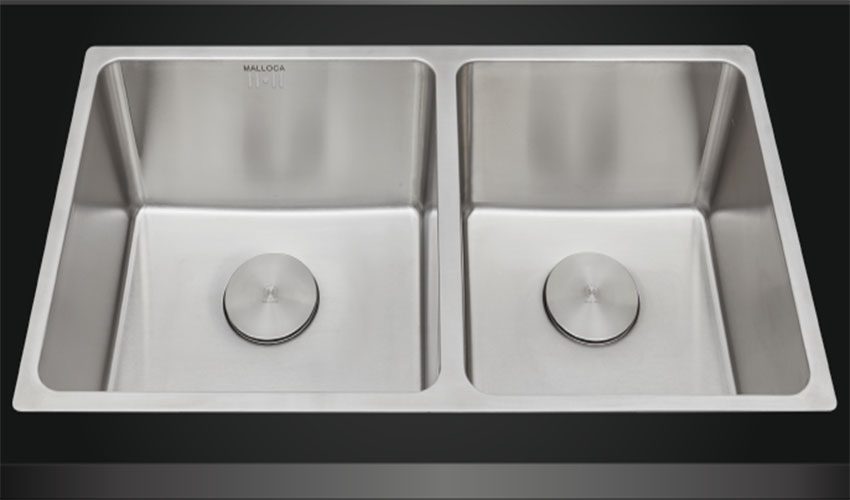 Bồn rửa chén 2 ngăn Malloca MS6081 - Hàng chính hãng