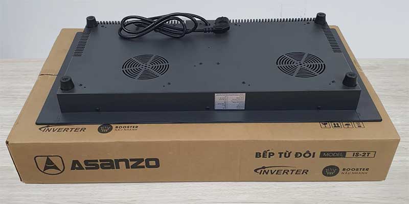 Bếp điện từ đôi Asanzo IS-2T - Hàng chính hãng