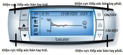 Cân phân tích cơ thể Beurer BF100 - Hàng chính hãng