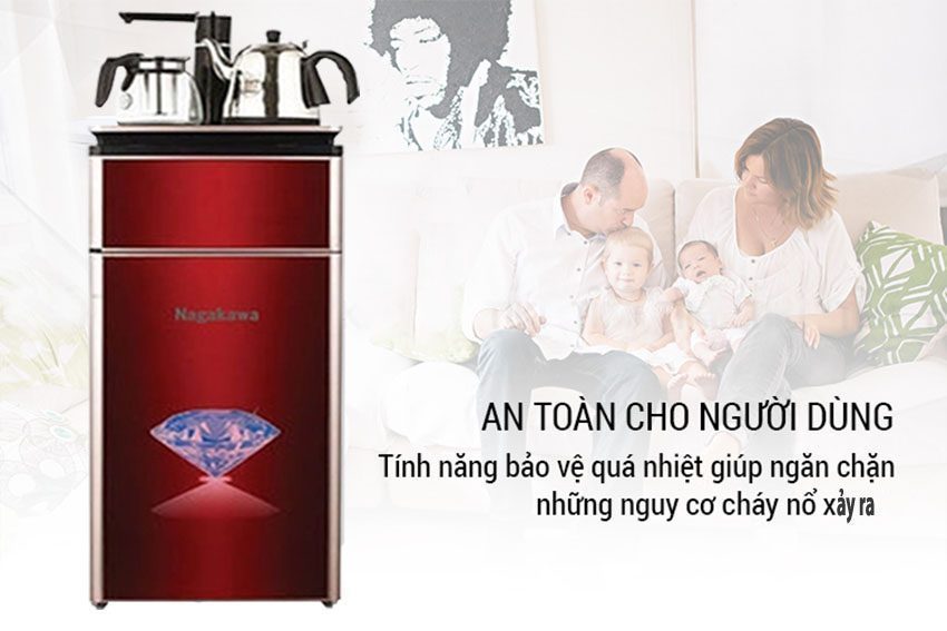 Cây nước nóng lạnh Nagakawa NAG0502 - Hàng chính hãng