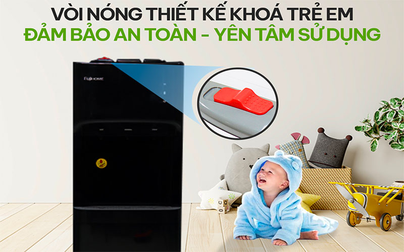 Cây nước nóng lạnh bình âm Fujihome WD606C - Hàng chính hãng