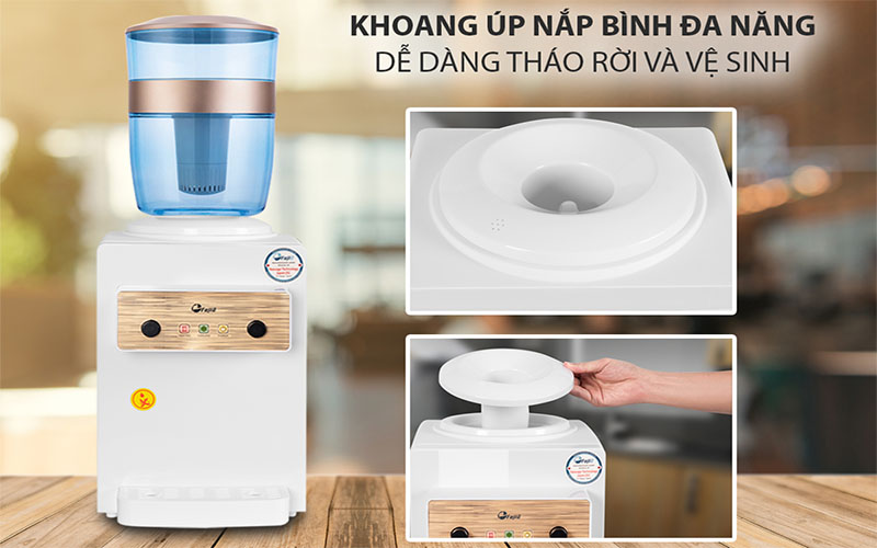 Cây nước nóng lạnh để bàn mini FujiE WD01E - Hàng chính hãng