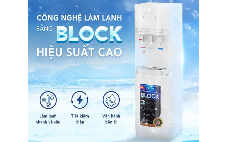 Cây nước nóng lạnh hút bình Hòa Phát HHC383 - Hàng chính hãng