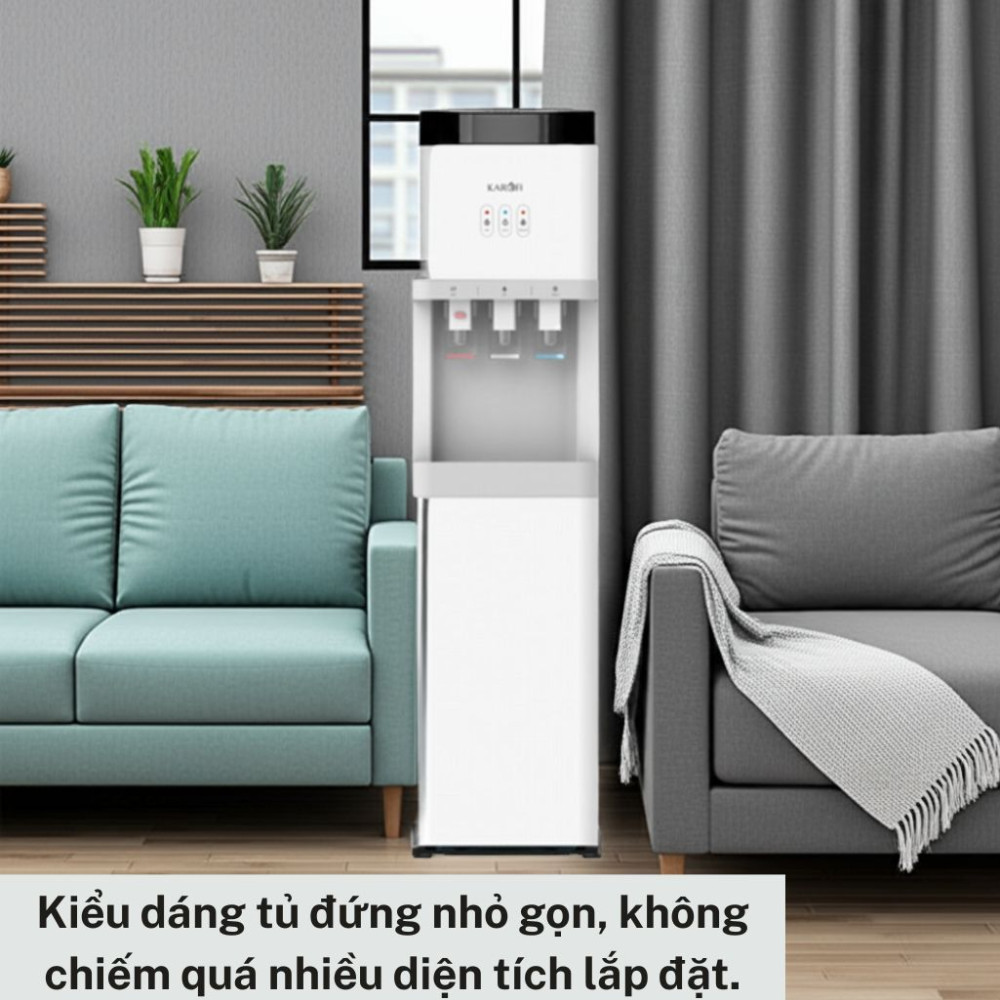 Cây nước nóng lạnh nguội hút bình Karofi HCV208 - Hàng chính hãng