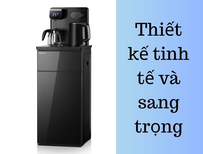 Cây nước nóng lạnh kết hợp bàn pha trà, cafe FujiHome TB110E - Hàng chính hãng