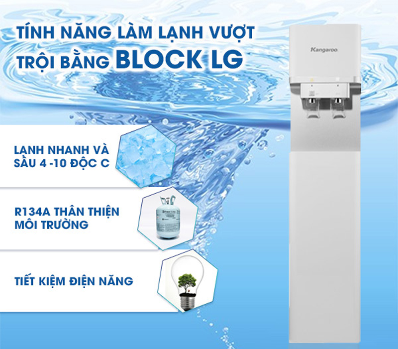 Cây nước nóng lạnh Kangaroo KG50W1 - Hàng chính hãng