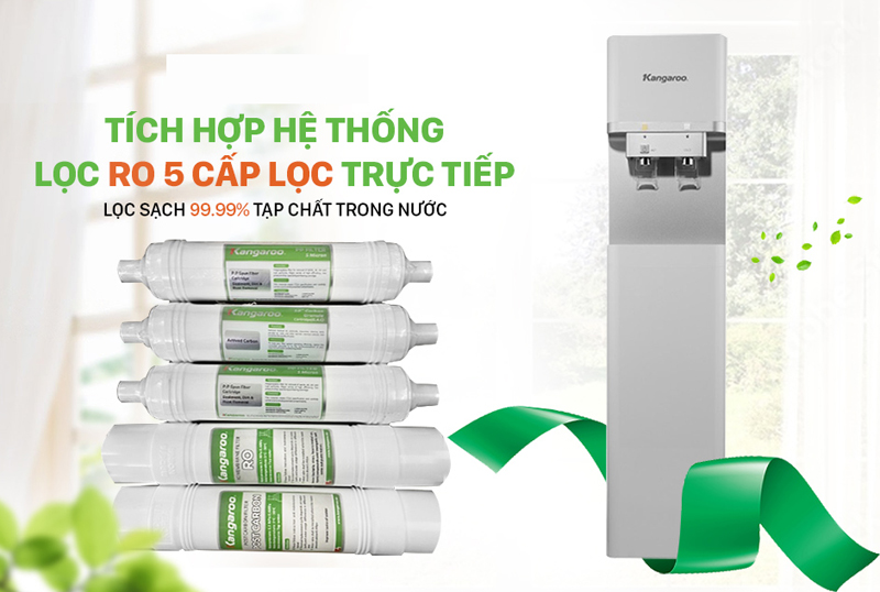 Cây nước nóng lạnh Kangaroo KG50W1 - Hàng chính hãng