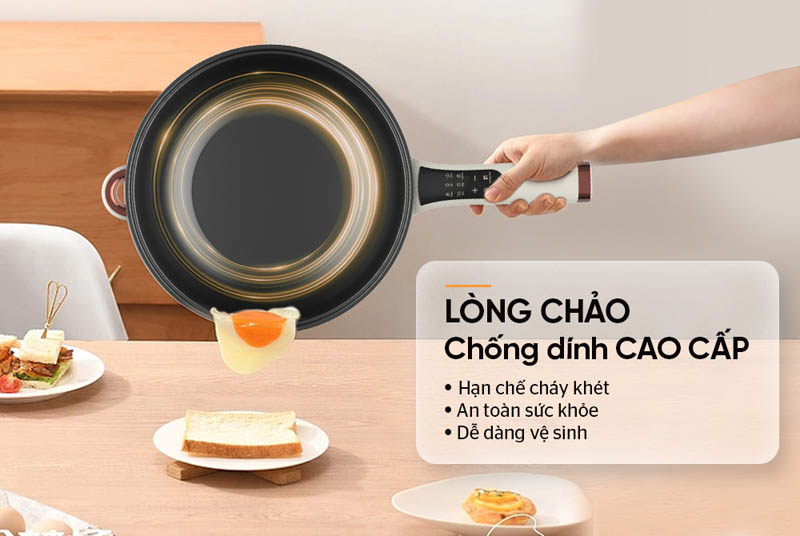Chảo điện đa năng Sunhouse SHD4555 - Hàng chính hãng