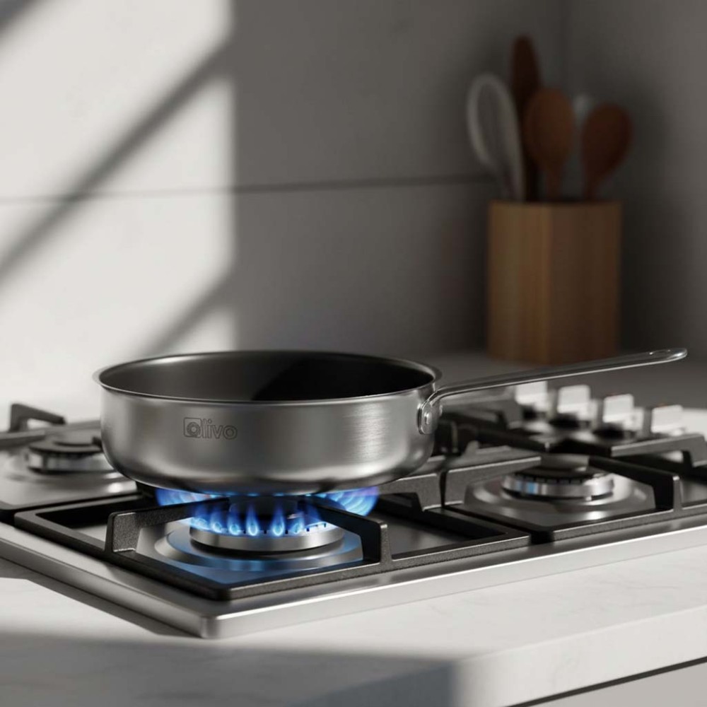 Chảo inox Olivo P2055   - Hàng chính hãng