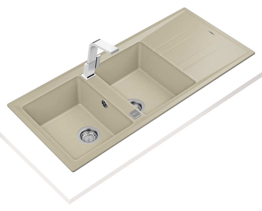 Chậu rửa chén Teka STONE 80 B-TG 2B 1D Topas - Hàng chính hãng