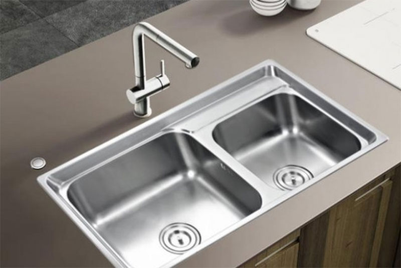 Chậu rửa Inox Kaff KF-M8245HGR - Hàng chính hãng