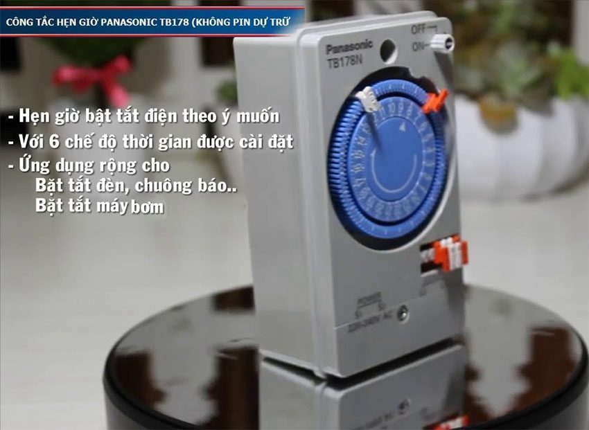 Công tắc đồng hồ Panasonic TB178N - Hàng chính hãng