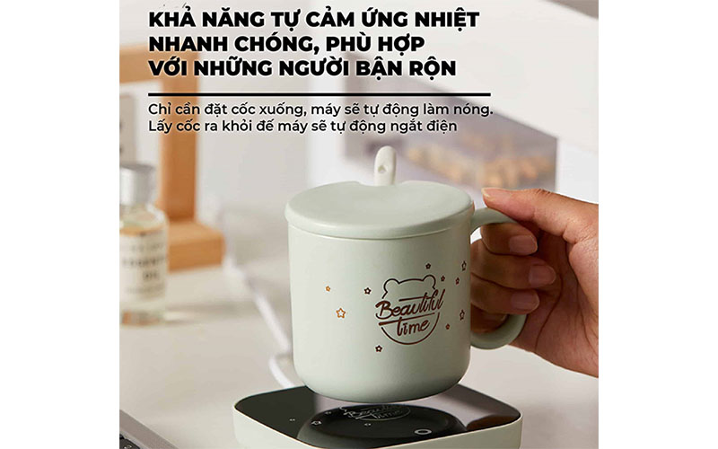 Đế làm nóng đồ uống Bear DRBD-C16J5 - Hàng chính hãng