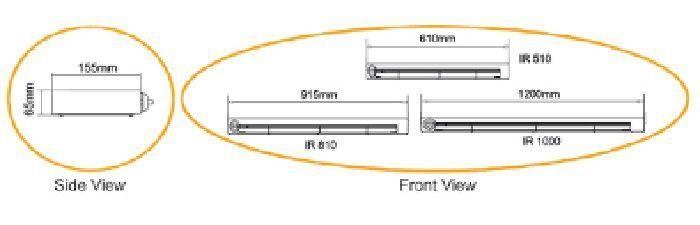 Đèn giữ nóng thức ăn Berjaya IR-810 - Hàng chính hãng