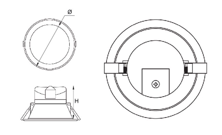 Đèn Led Downlight Panasonic NDL053 - Hàng chính hãng