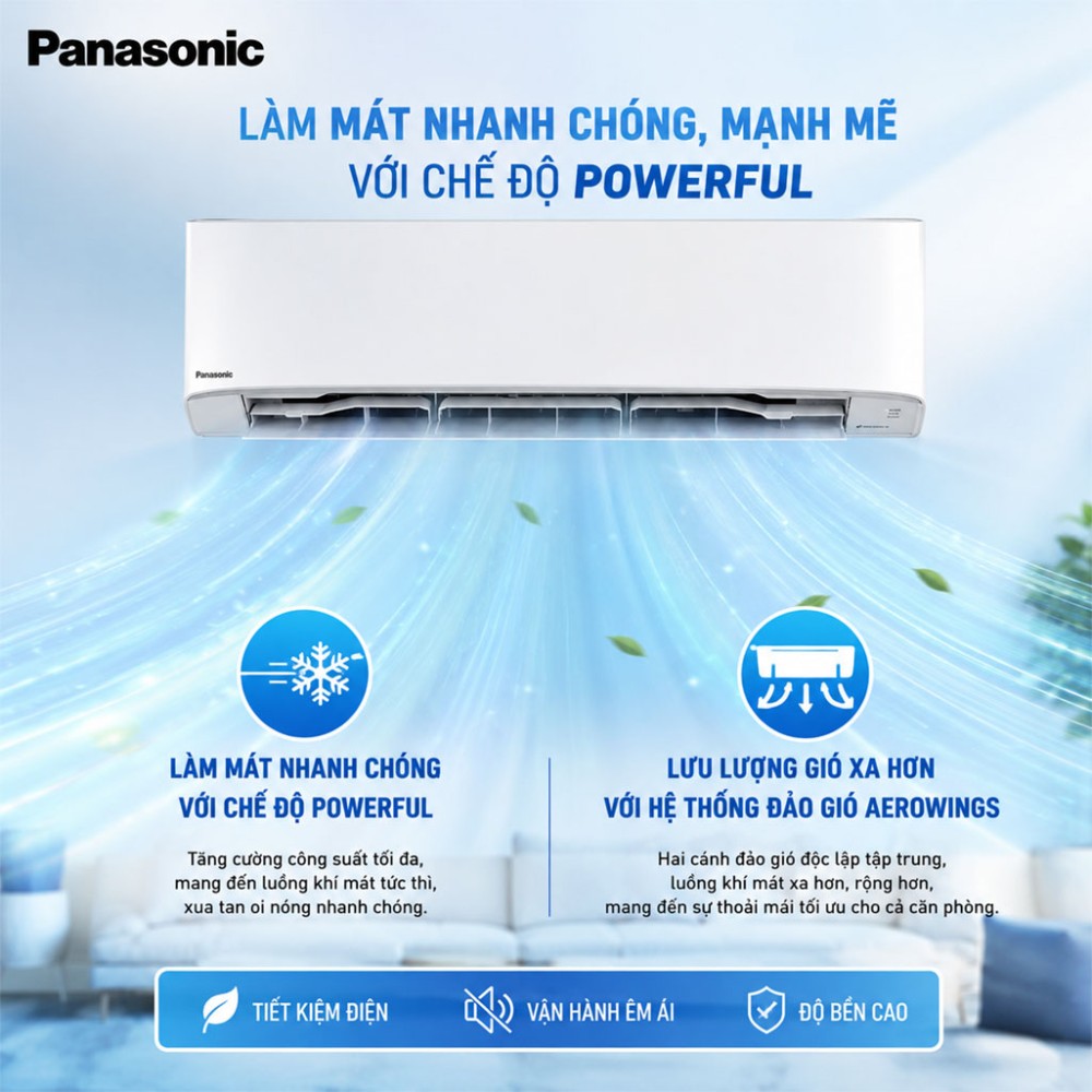 Điều hòa 1 chiều Panasonic 22.500BTU CU/CS-N24AKH-8 - Hàng chính hãng