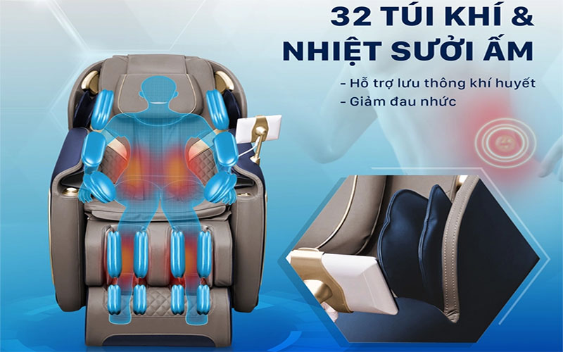 Ghế massage toàn thân Daikiosan DKGM-20006  - Hàng chính hãng