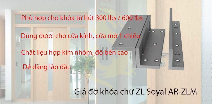 Giá đỡ khóa chữ ZL Soyal AR-ZLM - Hàng chính hãng