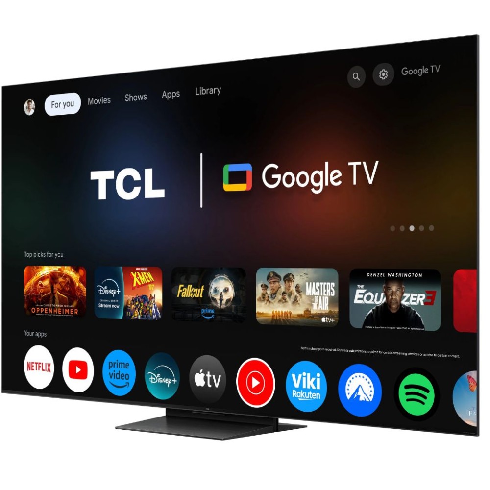 Google Tivi TCL QD-Mini LED AI 4K 55 inch 55C7K - Hàng chính hãng