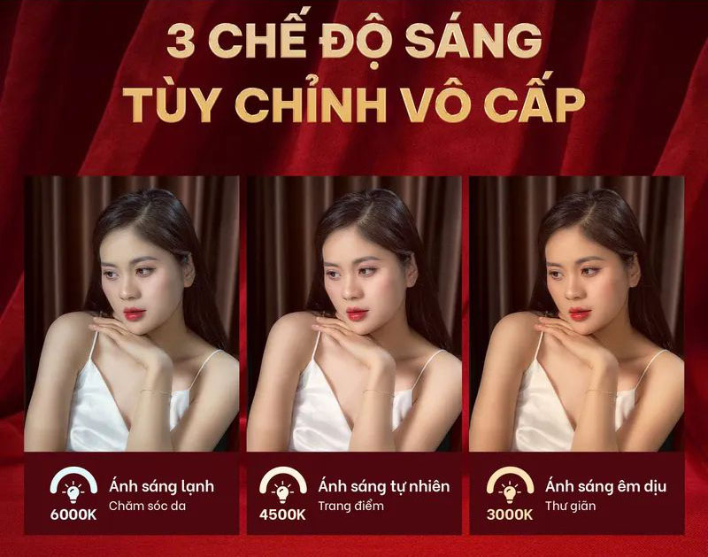 Gương Led để bàn Kata Miro O2  - Hàng chính hãng
