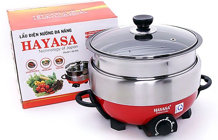 Nồi lẩu điện đa năng Hayasa HA-68 - Hàng chính hãng
