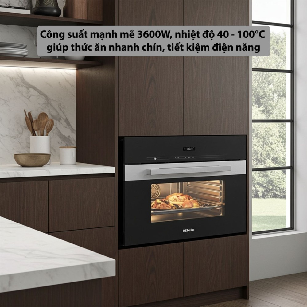 Lò hấp âm tủ Miele DG 2840 - Hàng chính hãng