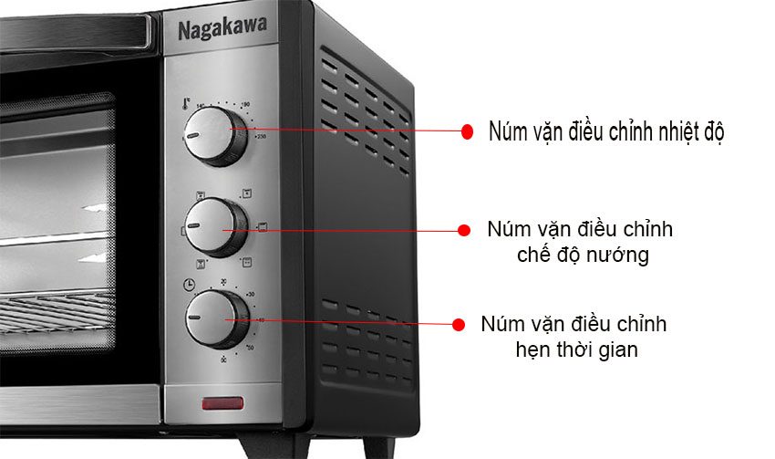 Lò nướng 45L Nagakawa NAG3245 - Hàng chính hãng