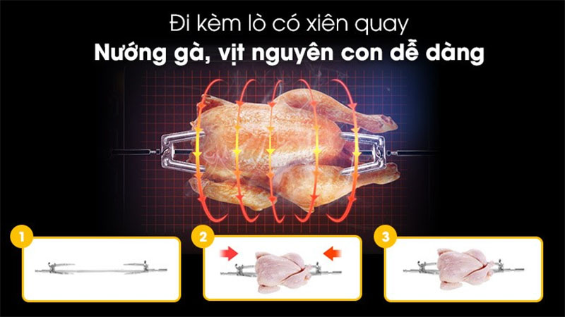 Lò nướng Electrolux EOT40DBD - Hàng chính hãng