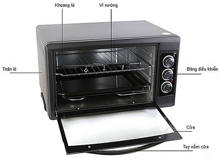 Lò nướng Tiross TS9603 Sản xuất tại Thổ Nhĩ Kỳ - Hàng chính hãng