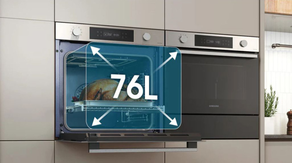 Lò nướng âm tủ Samsung NV7B41201AS/SV - Hàng chính hãng