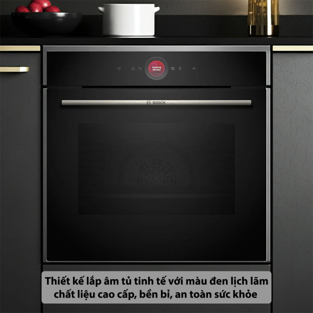 Lò nướng âm tủ Bosch HBG7241B1 Series 8 - 71 lít - Hàng chính hãng