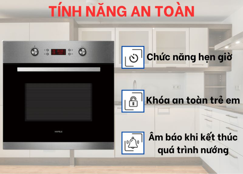 Lò nướng âm tủ Hafele HO-4K70A 538.61.451 - Hàng chính hãng
