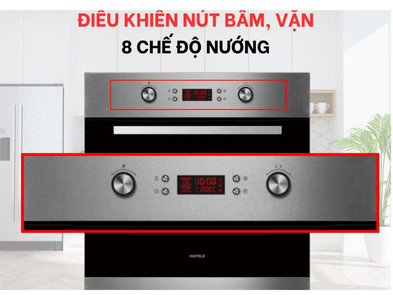 Lò nướng âm tủ Hafele HO-4KT70A 538.61.442 - Hàng chính hãng