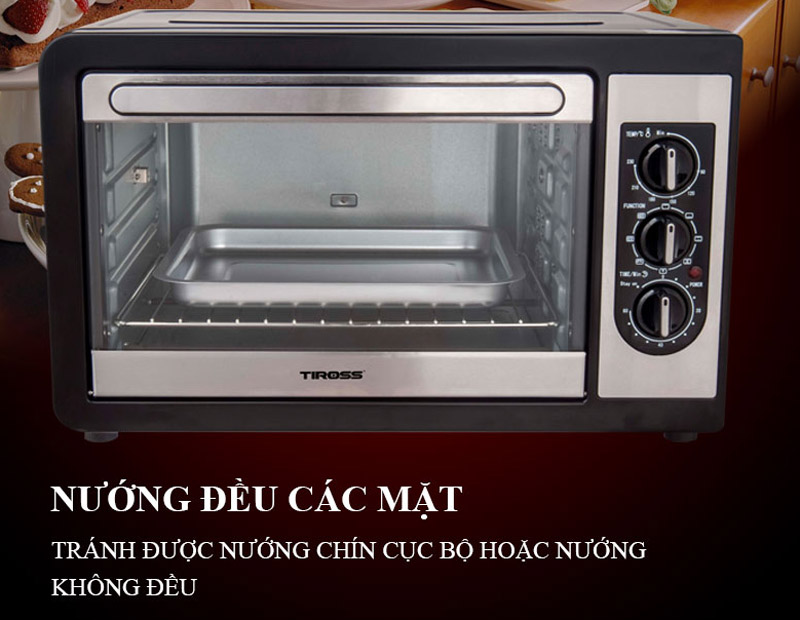 Lò nướng điện Tiross TS9609 - Hàng chính hãng