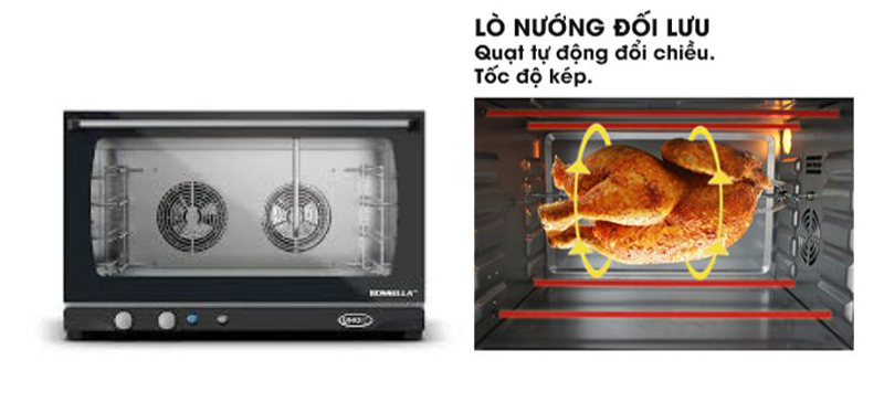 Lò nướng đối lưu Unox XFT193 - Hàng chính hãng