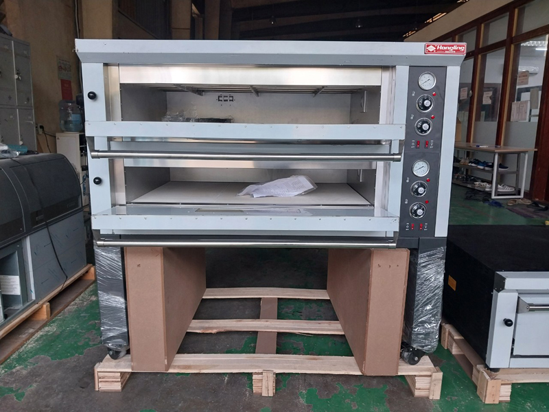 Lò nướng Pizza 2 tầng dùng điện Hongling PZE-402A - Hàng chính hãng