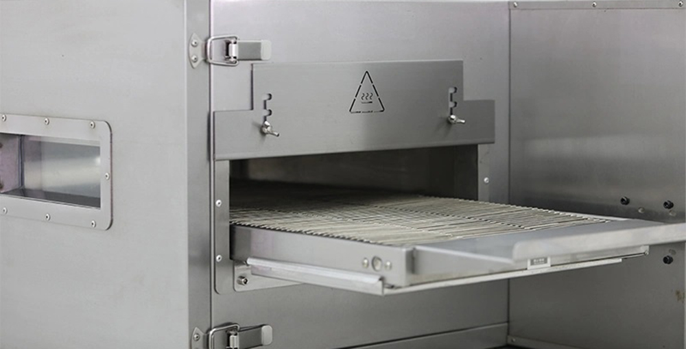 Lò nướng pizza băng chuyền dùng gas Hongling PZG-18 - Hàng chính hãng