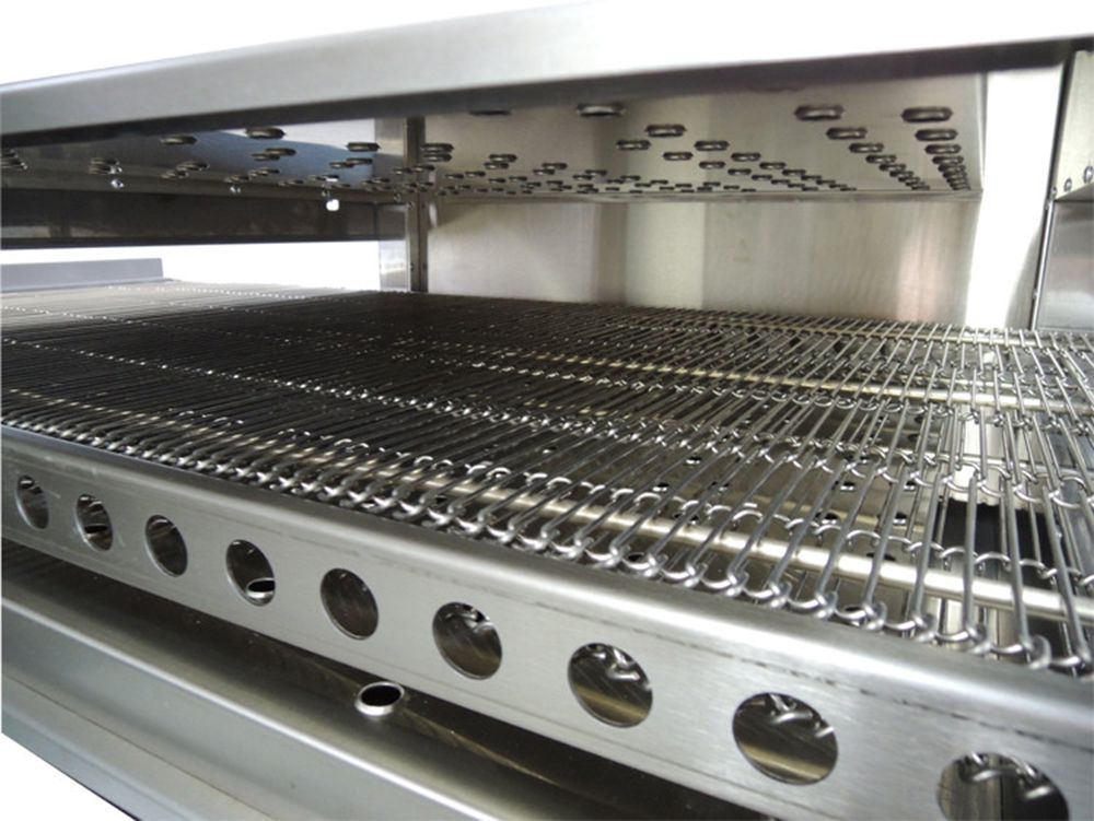 Lò nướng pizza băng chuyền dùng gas Hongling PZG-32 - Hàng chính hãng