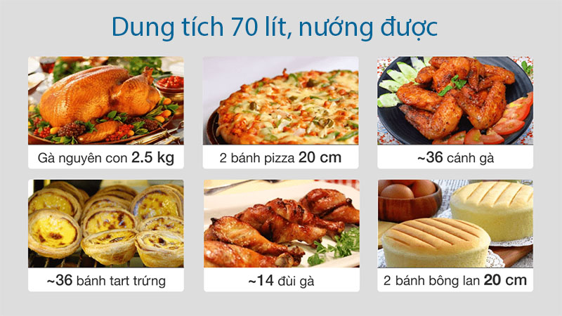 Lò nướng Ukoeo HBD-7002 70L - Hàng chính hãng