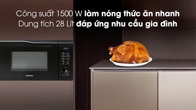 Lò vi sóng Samsung MC28M6035CK/SV-N - Hàng chính hãng